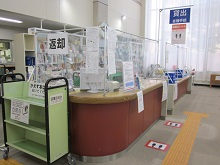 貸出・返却カウンタ