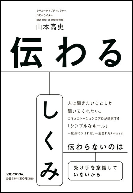 『伝わるしくみ』山本 高史/著 マガジンハウス